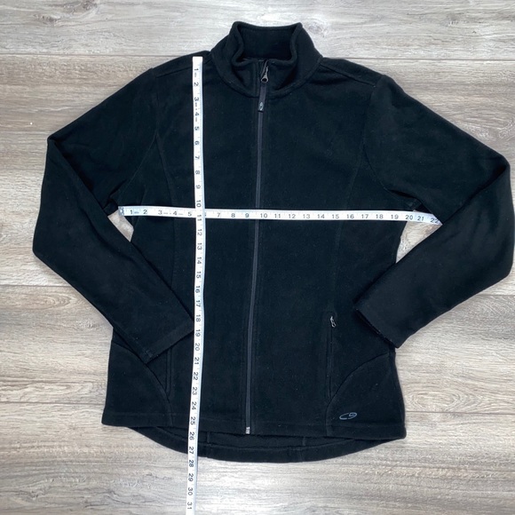 Champion Fleece Zip Sweatshirt Black L - Picture 4 of 13